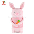 OEM custom promotional long ear stuffed animal bunny plush toy for easter holiday